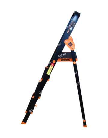 Prime Signature Edition Black-Coated 3Steps (3+1) Aluminium Ladder - PBSL-03-03