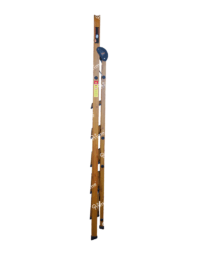 Prime Signature Edition Wood-Finish 5Steps (5+1) Aluminium Ladder - PWSL-05-04