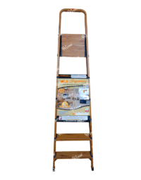 Prime Signature Edition Wood-Finish 5Steps (5+1) Aluminium Ladder - PWSL-05-05