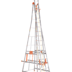 Prime Self Supporting Extension Ladders (With 2 Wheels) - 'C' Section-25Mm Round Pipe - PSE-300