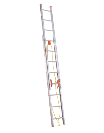 Prime Wall-Reclining Extension Ladders - 'C' Section-25Mm Round Pipe - PWE-100